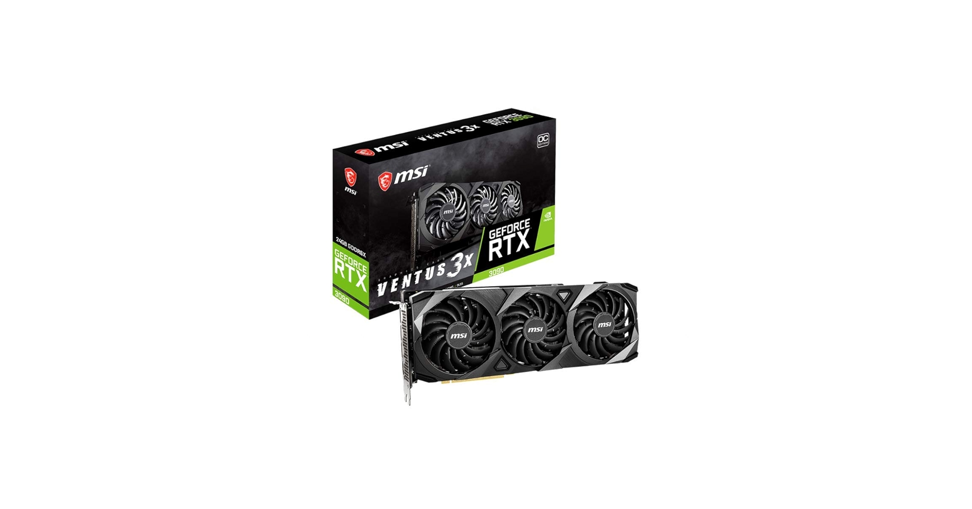 PCパーツ MSI GeForce RTX 3090 VENTUS 3X 24G MSI Ventus GeForce RTX 3090 Graphics Card RTX 3090 VENTUS 3X